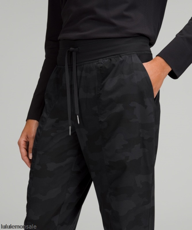 Lululemon Damen DELULU231 | Dance Studio Halbhohe Jogginghose Schwarz